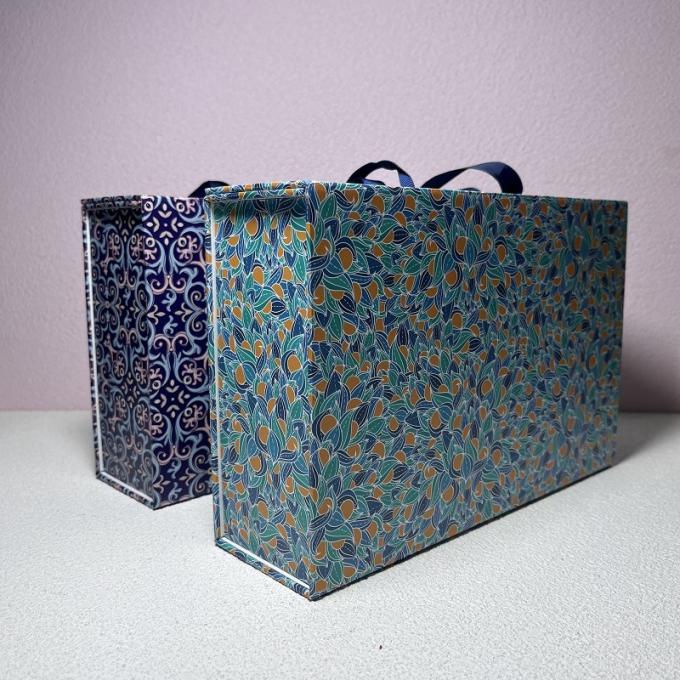 Het Patroon die van de douanebloem Verpakkende Giftdoos voor Giftopslag vouwen