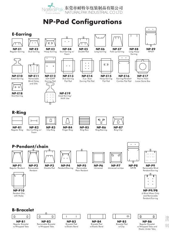 Het Document van de Fabrikantennew design wholesale van China Verpakkend Vakje de Giftvakje van Ring Jewelry Jewellery Pu van de Halsbandarmband Hangend