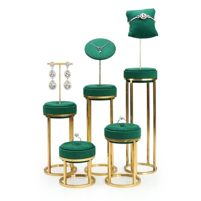 Groene de Houdersvertoning van Tray Pendant Display Stand Necklace van de Juwelenorganisator