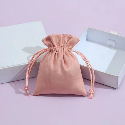 Van de de Juwelenzak van Drawstring van de suikergoedkleur Kleine het Fluweelzakken voor Juwelen