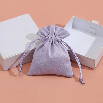 Van de de Juwelenzak van Drawstring van de suikergoedkleur Kleine het Fluweelzakken voor Juwelen