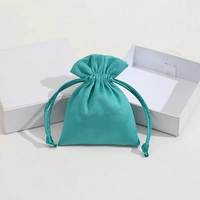 Van de de Juwelenzak van Drawstring van de suikergoedkleur Kleine het Fluweelzakken voor Juwelen
