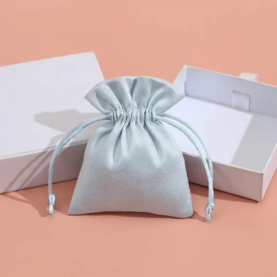 Van de de Juwelenzak van Drawstring van de suikergoedkleur Kleine het Fluweelzakken voor Juwelen