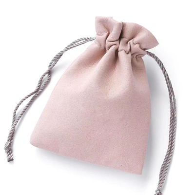 De Giftzak van oorringenring drawstring jewelry pouch deboss Gedrukte Juwelen