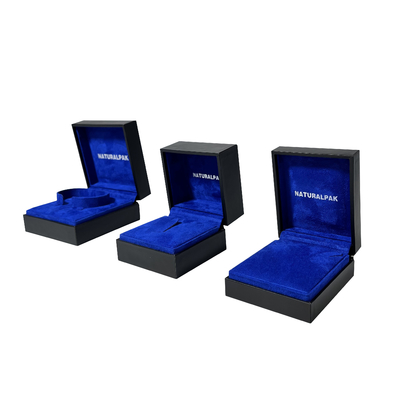 De Juwelen Verpakkende Dozen van de marineluxe Twee de Giftdozen van de Schaduwen Blauwe Middelgrote Grootte met Deksels