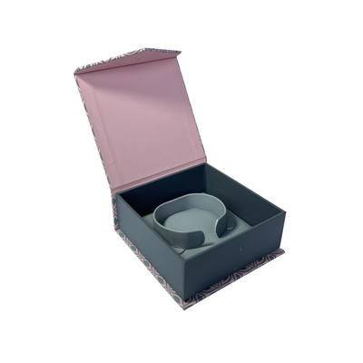 Roze Magnetische van de Dooswrapover van Sluitingsjuwelen het Kartondoos met Magnetische Sluiting