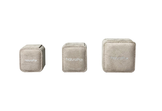 In het groot Ronde van de de Juwelendoos van het hoekfluweel van de de Luxeoorring de Armbandhalsband Ring Box Jewelry Packaging Box