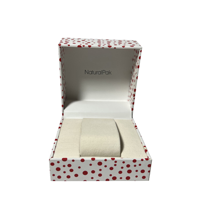 De polka Tweedelig Dot Wrist Watch Packaging Boxes lanceert Kartongift Verpakking