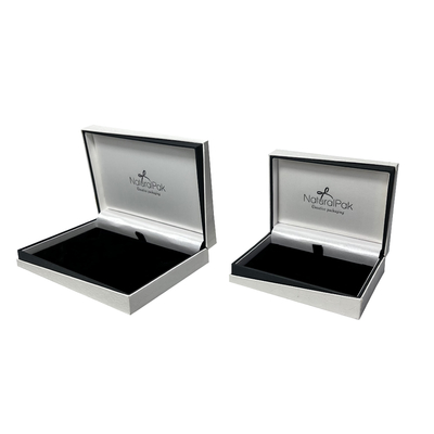 Van de Witte Doos van de de Juwelengift van Tegenhangerring packaging boxes clamshell Pu