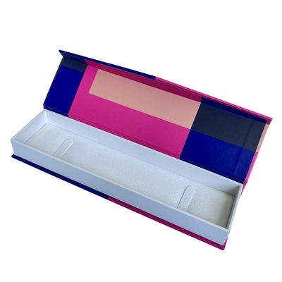 Het geometrische van de de Juwelendoos van de Patroon Magnetische Sluiting Kleine Karton Ring Boxes For Girls