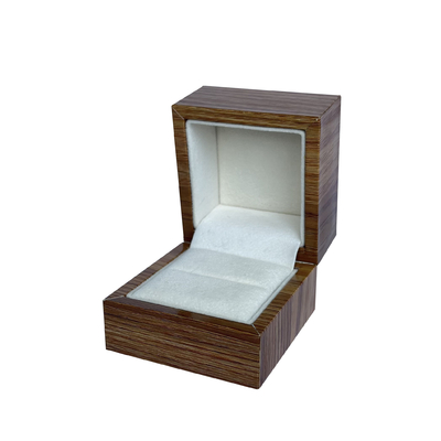 Het Document van de vervaardigingdouane Houten Juwelenvakje voor Ring Earring Pendant Bangle Bracelet-Halsbandgift
