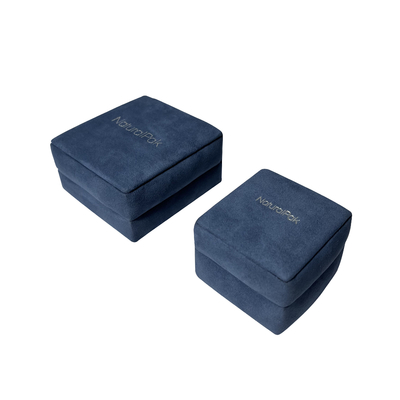 Pale Blue Luxury Jewelry Packaging-van de de Armbandoorring van de Dozen Decoratieve Halsband de Giftdoos