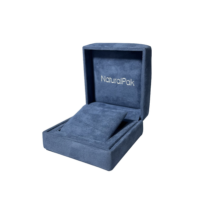 Pale Blue Luxury Jewelry Packaging-van de de Armbandoorring van de Dozen Decoratieve Halsband de Giftdoos