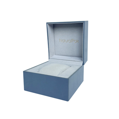 Lichtblauw Horloge Houder In reliëf gemaakt Logo Watch And Bracelet Box
