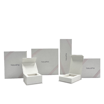 Roze Magnetische van de Dooswrapover van Sluitingsjuwelen het Kartondoos met Magnetische Sluiting