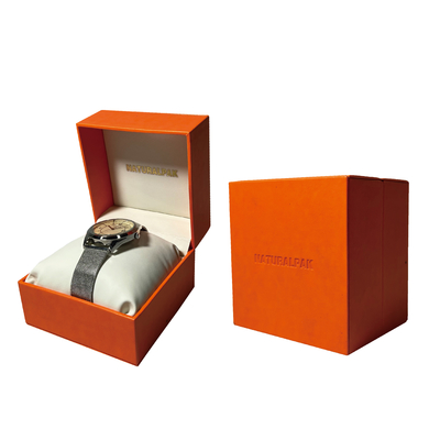 Doos van de Doosjuwelen van het douanepu leer de Verpakkende voor Horloges en Halsbanden