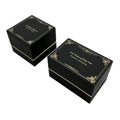 Gouden de Juwelen Verpakkende die Vakjes van de Patroonluxe door Speciaal papier worden verpakt