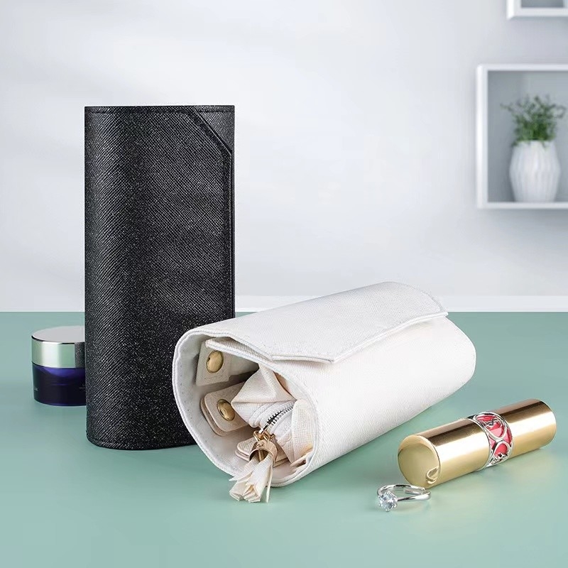 Van de het Op een hoger niveau weergevenhalsband van Pu Ring Earring Travel Jewelry Organizer de Organisator For Women